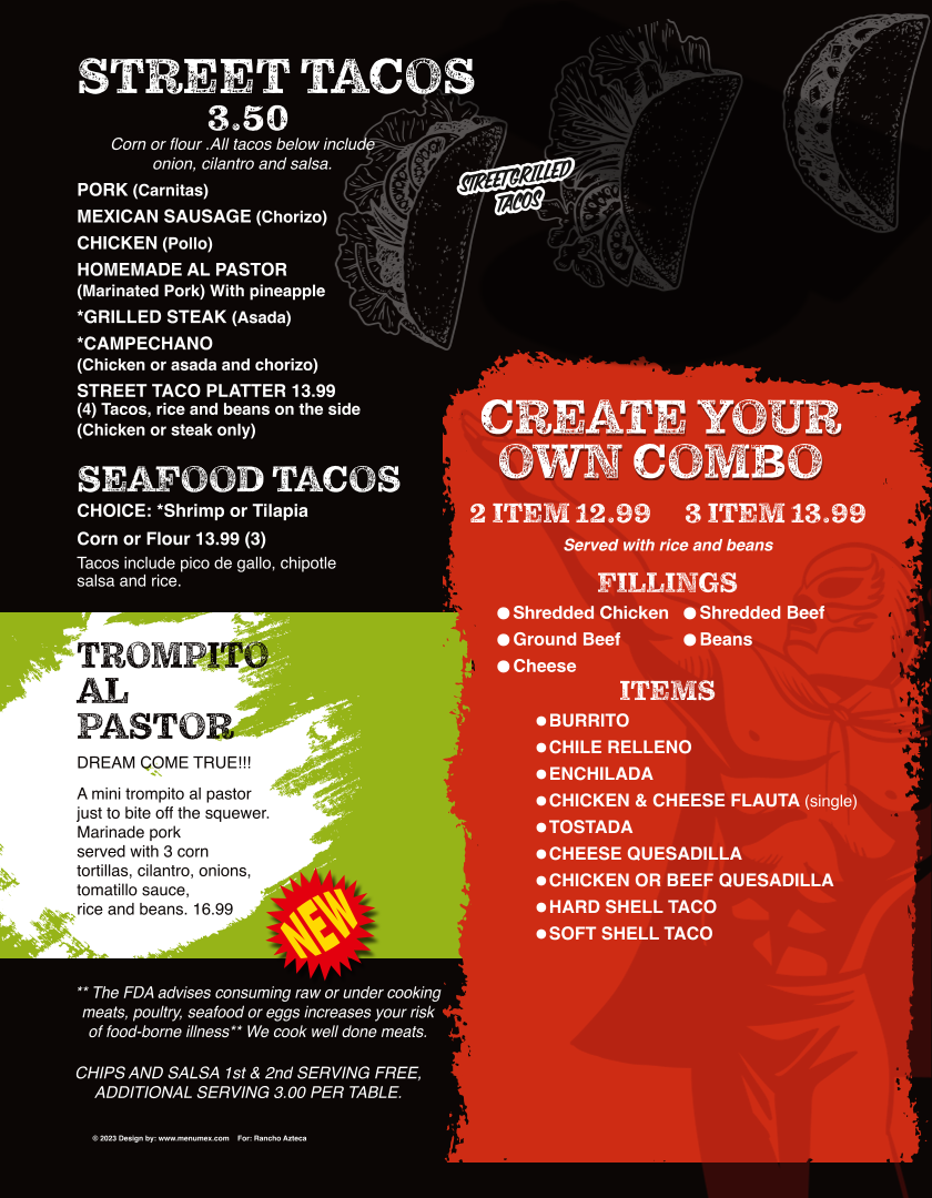 Menu Rancho Azteca-5